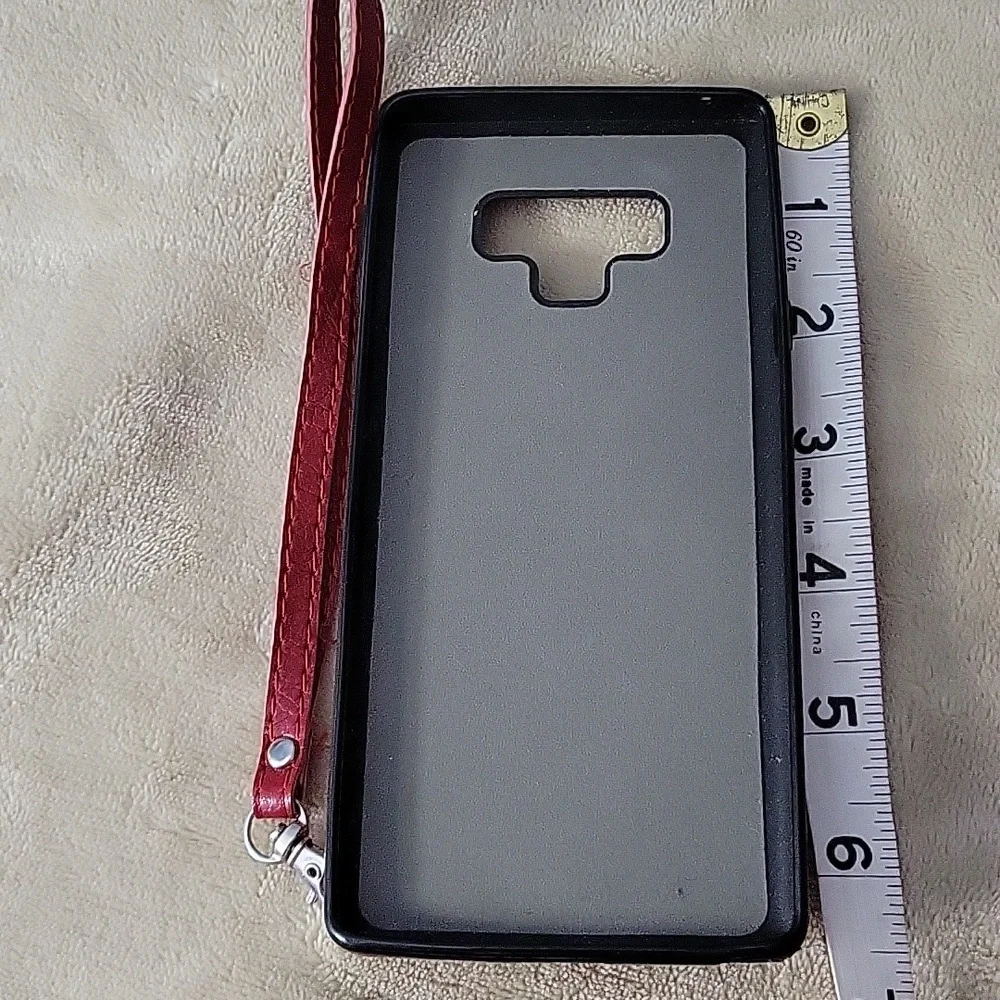 Set of 3 Faux Leather Wallet Phone Cases Compatible with Samsung Galaxy Note 9